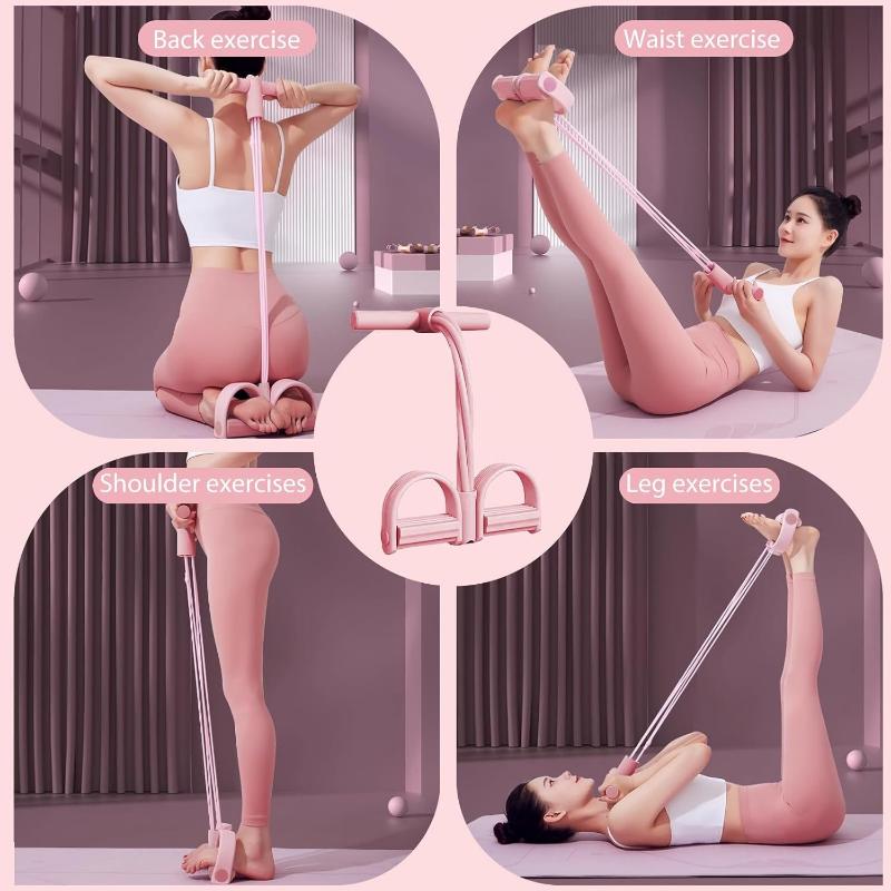 6-Tube Pedal Puller Resistance Rope, Foot Band, Yoga Elastic Exercise Bands
