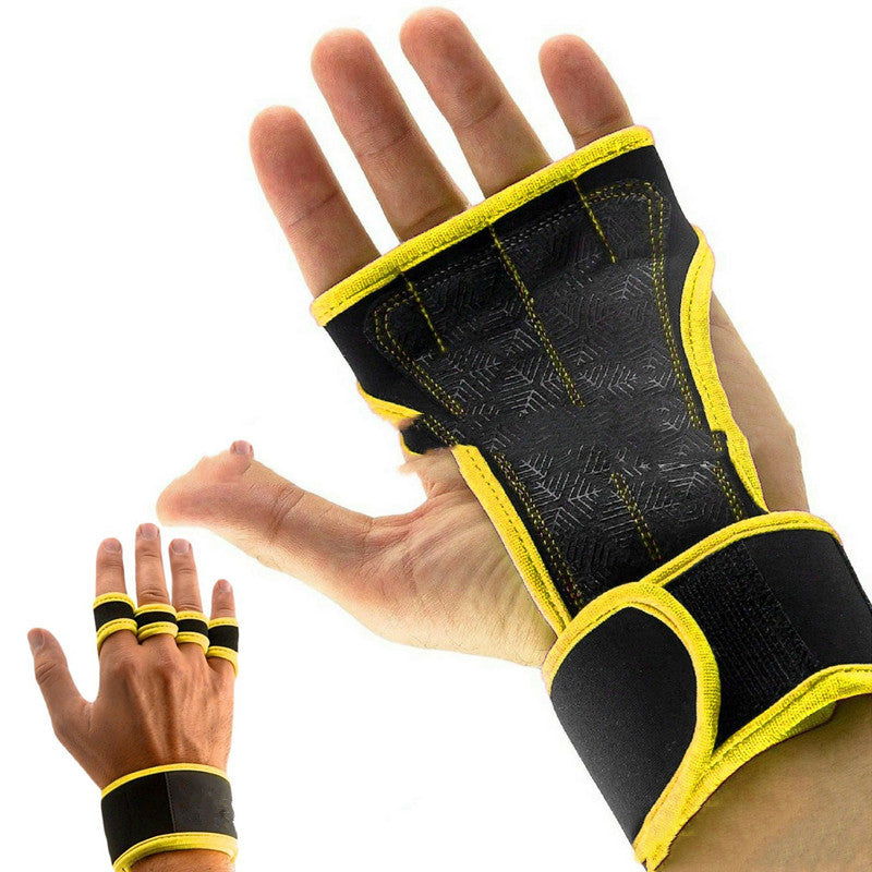 Weightlifting Gloves Half Finger With Wrist