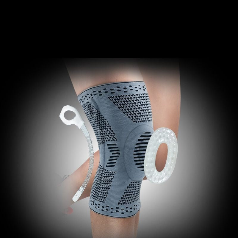 Knee Patella Protector Brace Silicone Spring Pad