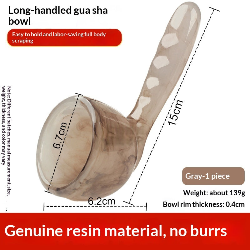 Full-body Loosening With A Handheld Gua Sha Bowl Tendon-striking Stick And