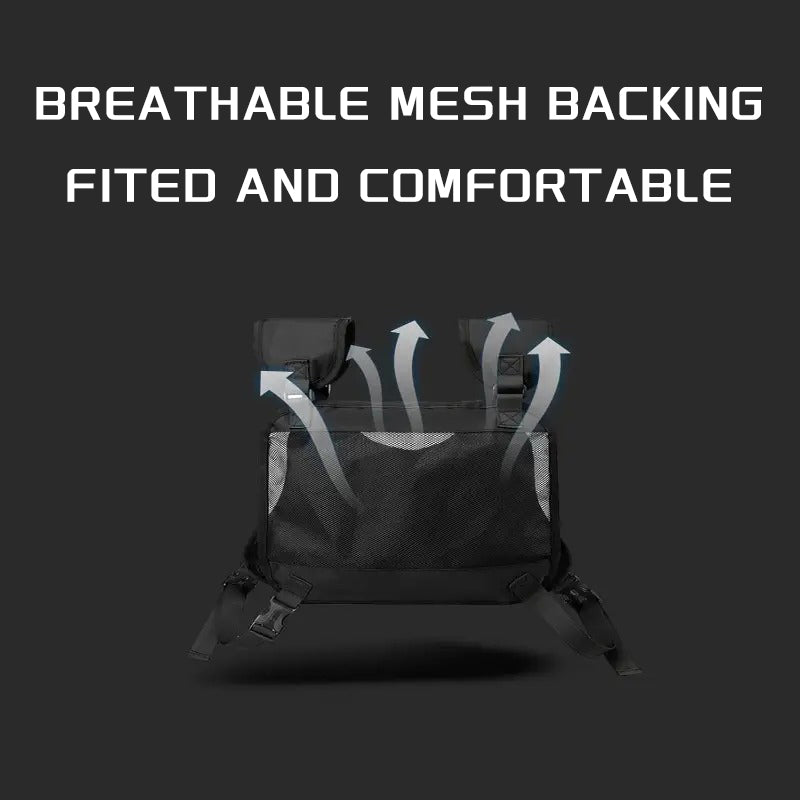 Outdoor Cycling, Sports, Fitness, Running Vest, Chest Bag, Adjustable