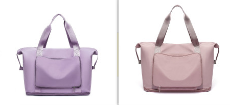 Foldable Large Capacity Women Gym Bags Shoulder Bag Training Travel Handle
