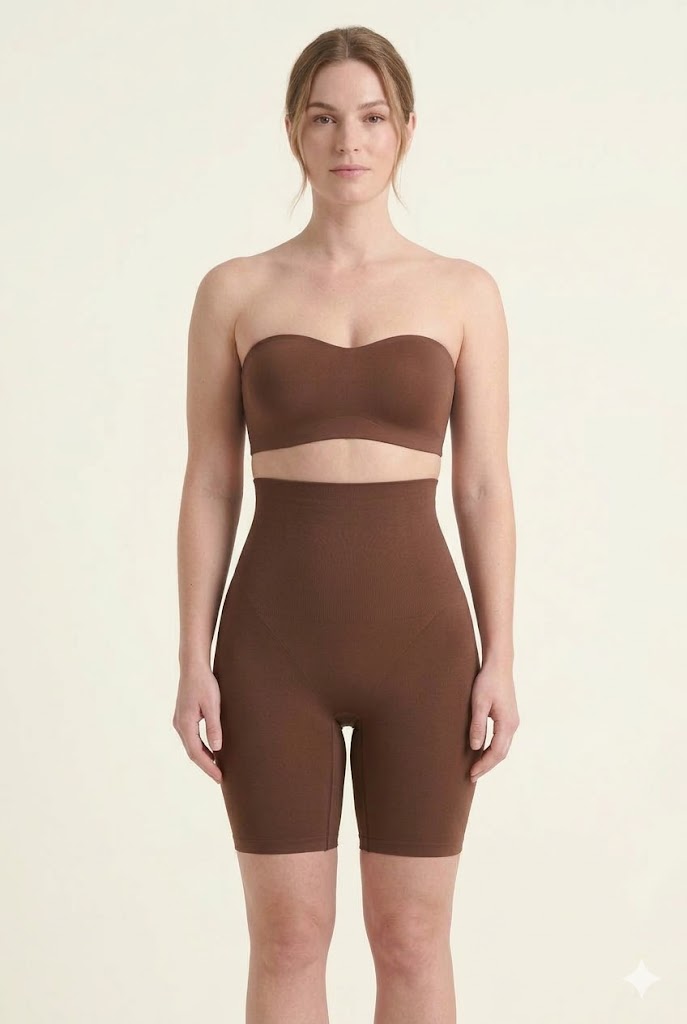 Shapewear For Women - High-waisted Tummy Control Shorts, Thigh Slimmer
