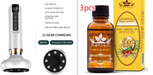 Electric Vacuum Cupping Massager For Body Anti-cellulite Suction Cup Gua Sha