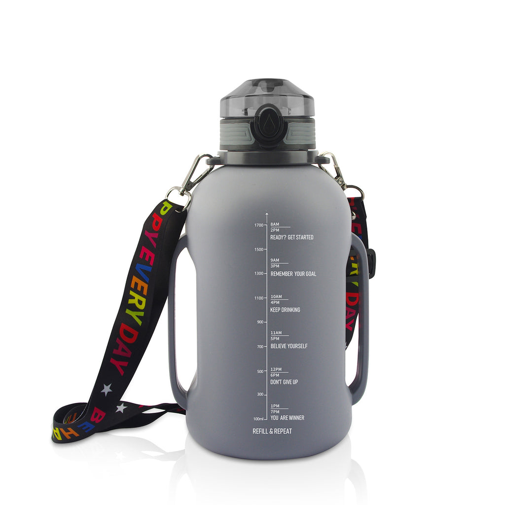 Large Capacity Water Cup Fitness Portable Roll Food Grade Silicone Belly