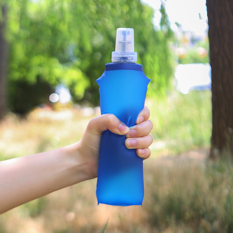 Outdoor Sports Portable Folding Water Bottle Plastic Bicycle Cycling Camping