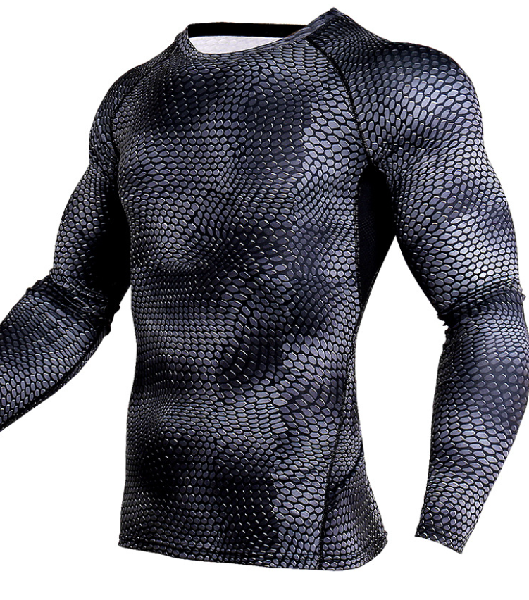 Men Gym Running Shirt Quick Dry Breathable Fitness Sport