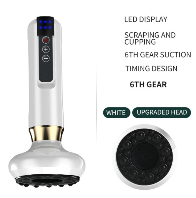 Electric Vacuum Cupping Massager For Body Anti-cellulite Suction Cup Gua Sha