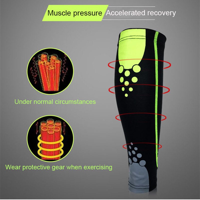 1PC Men Women Running Bicycle Calf Leg Brace Support Stretch Sleeve Compression