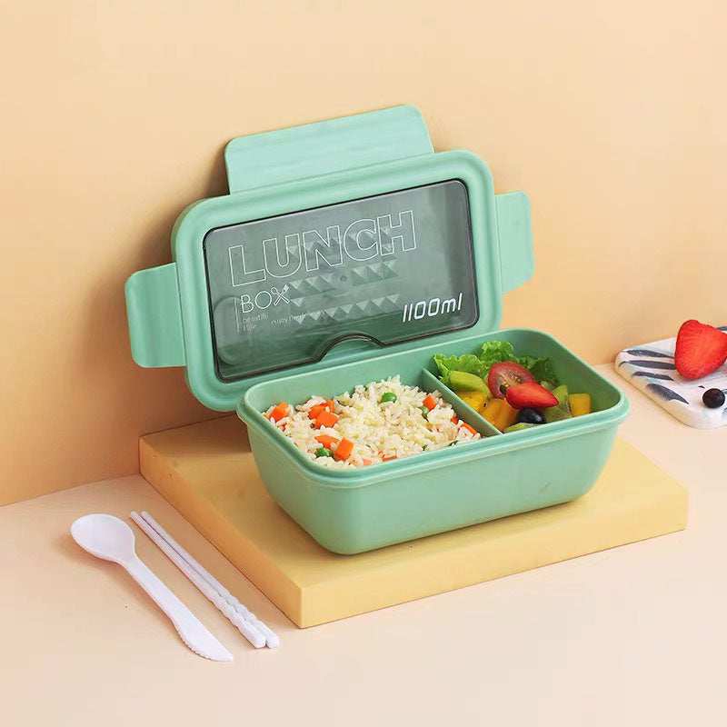 Heated Partitioned Bento Box Student Japanese Lunch