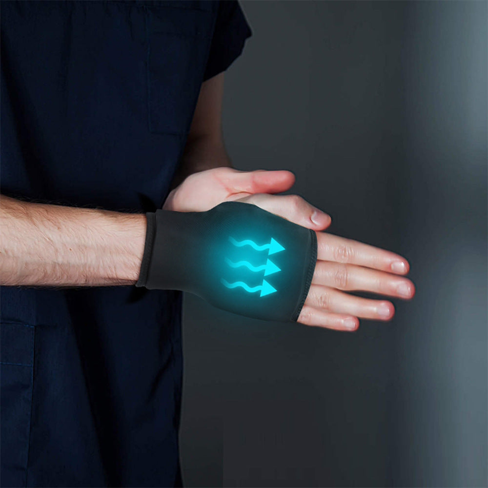 Wrist Ice Pack Wrap & Heating Pad Microwavable Cold Therapy Brace For Pain