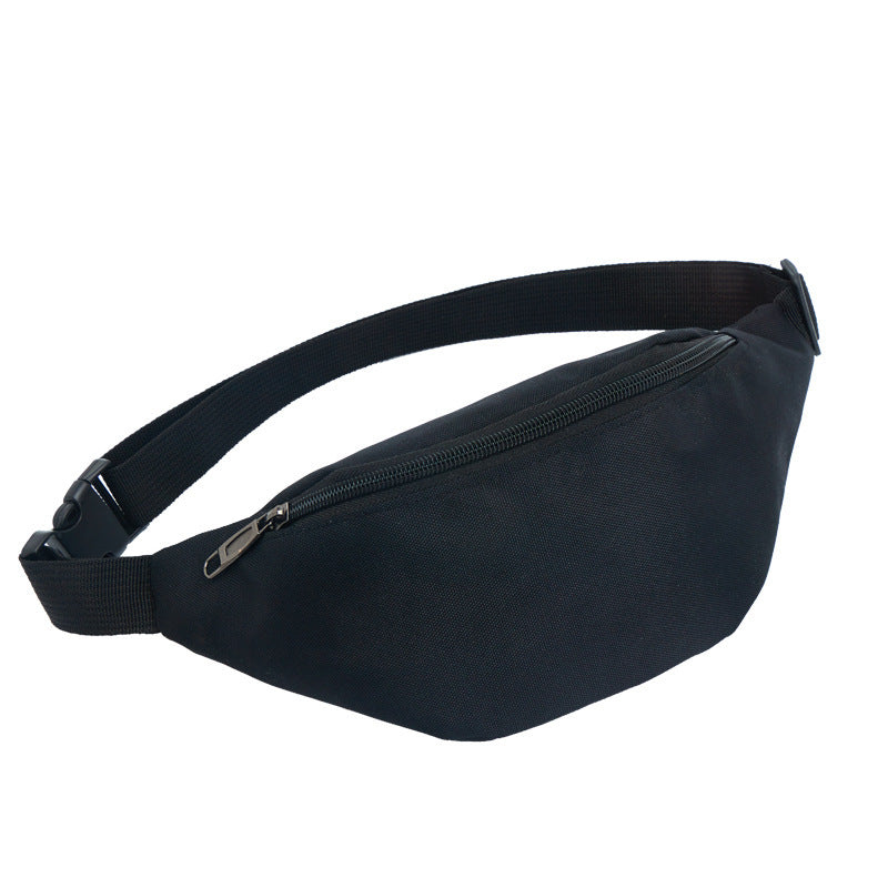 Men And Women Solid Color Running Belt Bag
