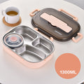 Lunch Box 304 Stainless Steel Double-layer For Students