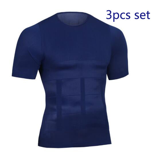 Men's Body Shaper Slimming T-shirt