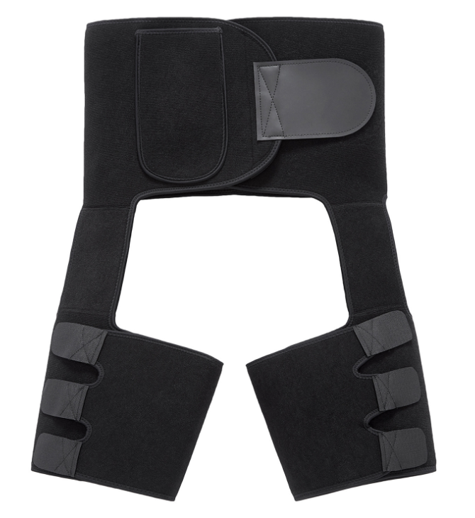 Sweat High Waist Thigh Trimmer Butt Lifter Shapewear Belt 3 In 1 Adjustable