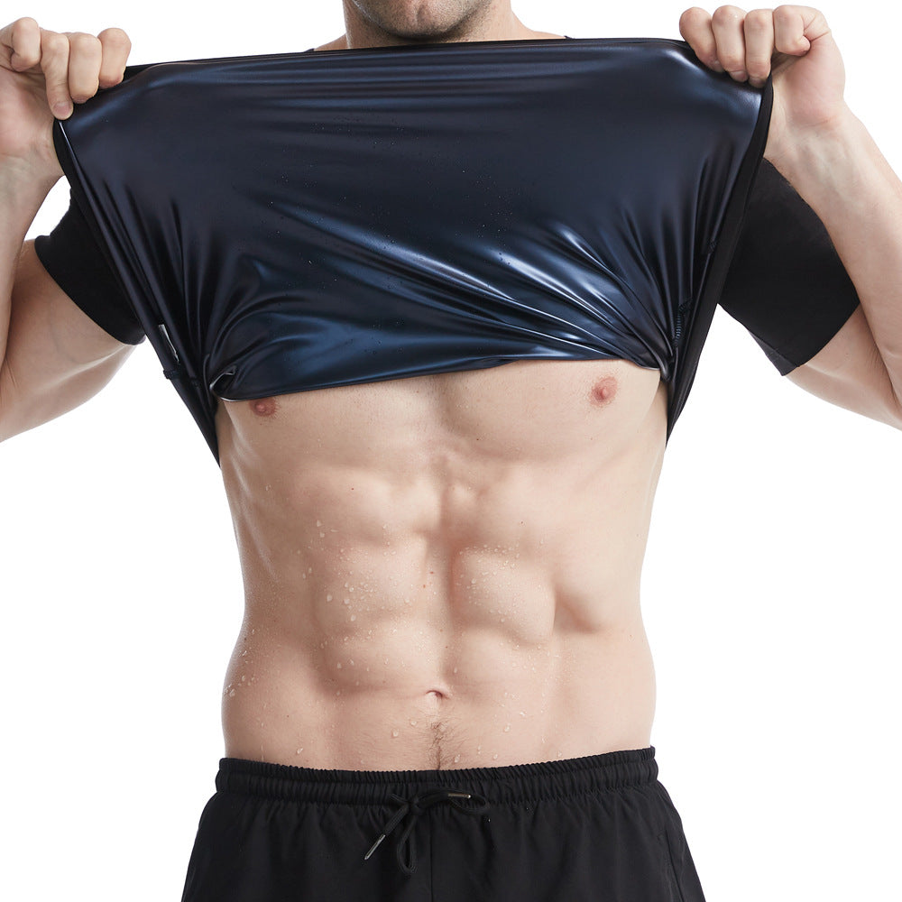 Men's Violently Sweat Suit Sports Short-sleeved Shorts