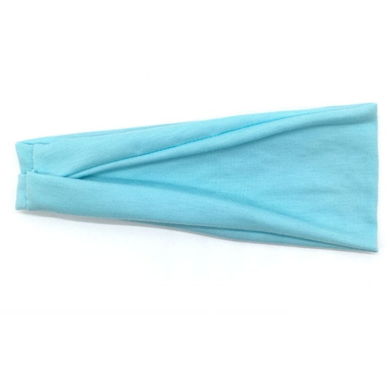 Sports Stretch Solid Color Striped Running Headband