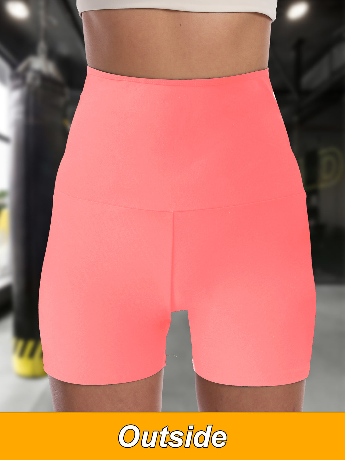 Women Sauna Sweat Shorts, High Waist Tummy Control Compression Workout Thermo
