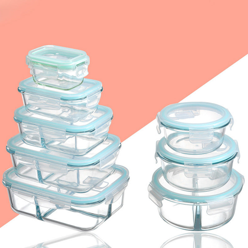 Glass Lunch Box Microwave Separation Type
