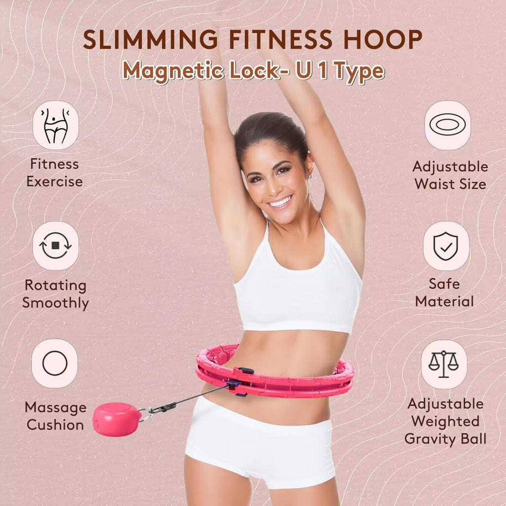 Smart Weighted Hula Hoop with 24 Detachable Links