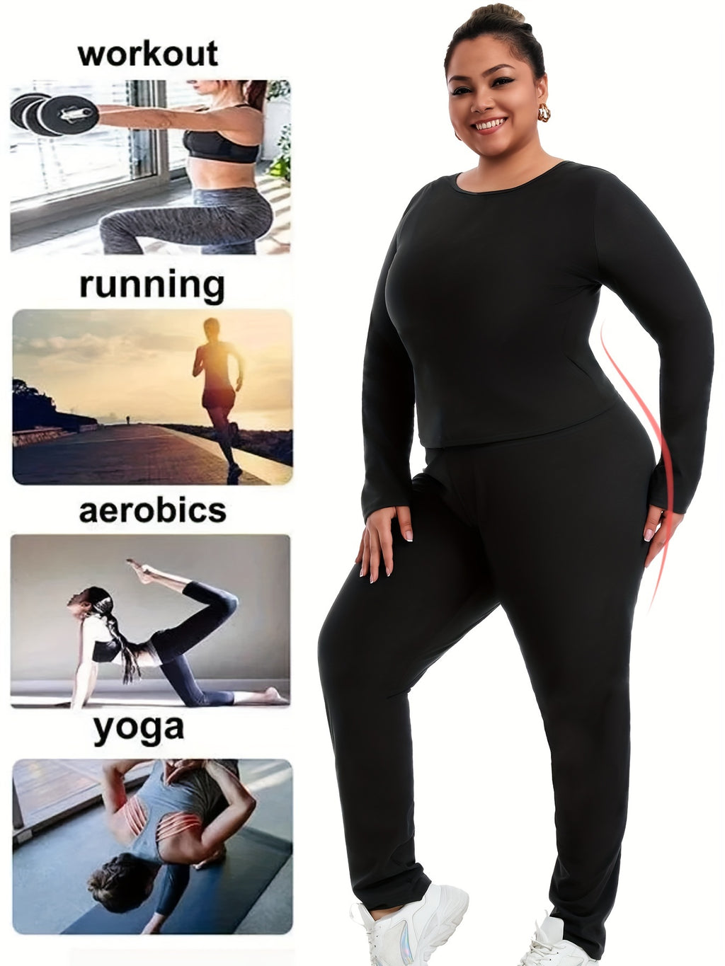 Sauna Sweat Suit For Plus Size Women Men Exercise Gym Fitness Workout