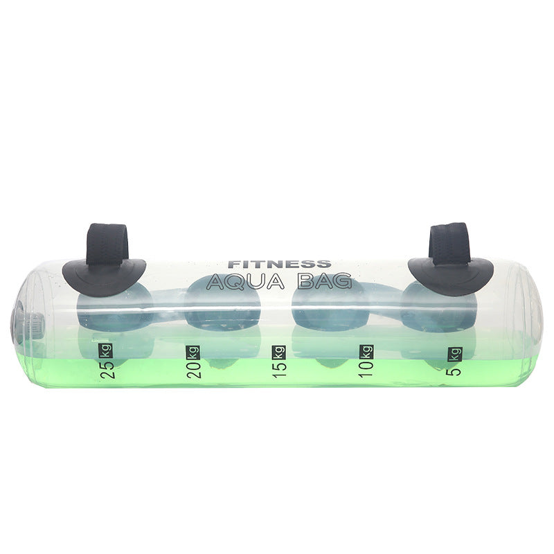 Transparent Cylindrical Weight-bearing Fitness Water Dumbbell Exercise Training