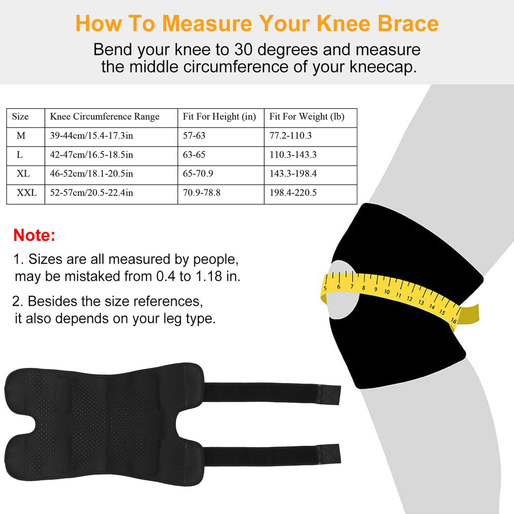 Sport Knee Brace Adjustable Open Patella Support Compression Wrap For Running