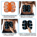 Rechargeable EMS Abdominal Muscle Toning Belt With ABS Stimulator For Fitness