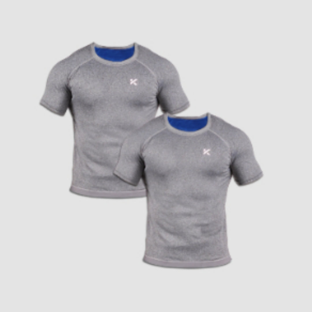 Men Sauna Shirt 2-pack Heather Gray