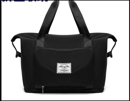 Foldable Large Capacity Women Gym Bags Shoulder Bag Training Travel Handle