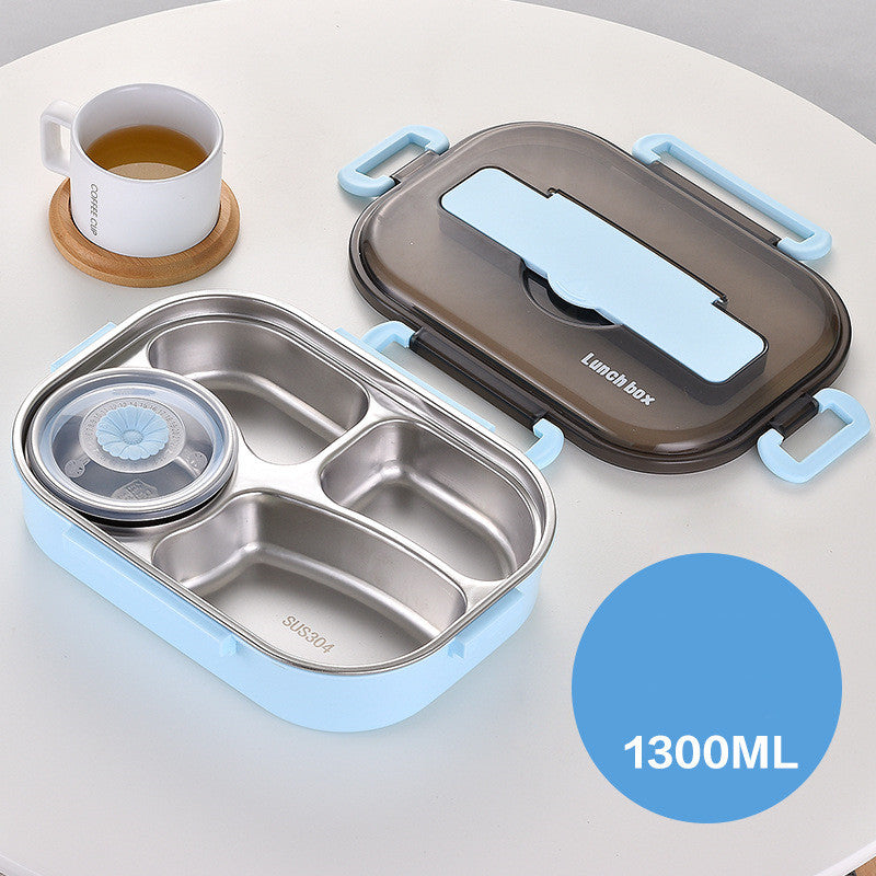 Lunch Box 304 Stainless Steel Double-layer For Students