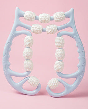 Plastic Massager Relax Leg Roller Ten Three Wheels Ring Foam