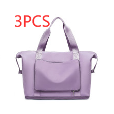 Foldable Large Capacity Women Gym Bags Shoulder Bag Training Travel Handle