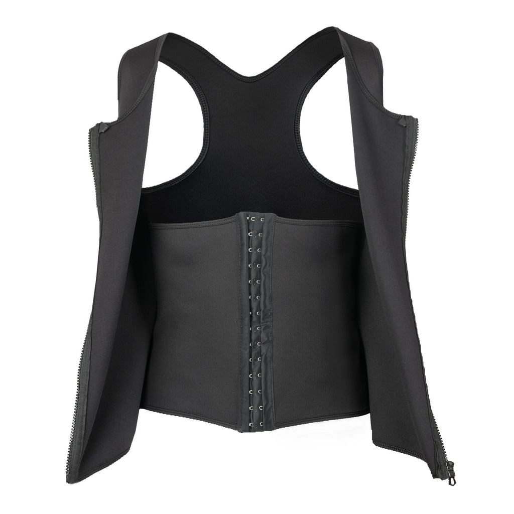 European And American Men's Sauna Clothes Belly Contracting Vest Sports