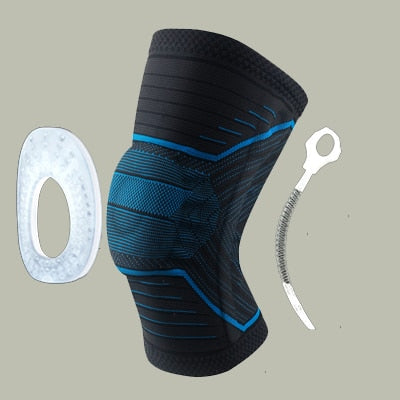 Knee Patella Protector Brace Silicone Spring Pad
