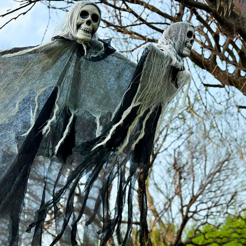 Halloween Decorations Horror Hanging Ghost Skull Skeleton Prop Perfect For Home