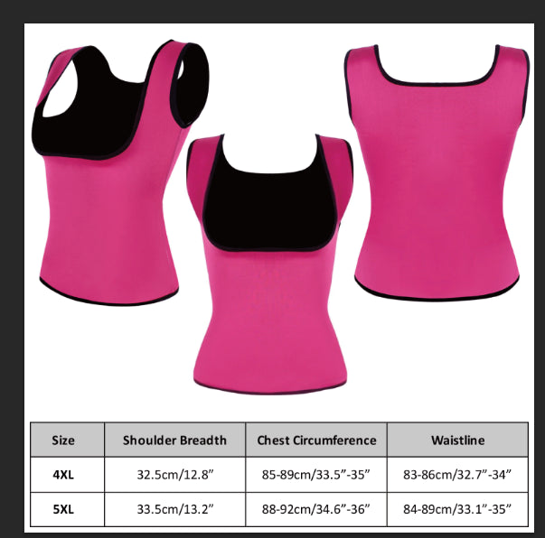 Women Body Shaper Sauna Sweat Vest For Workout Exercise