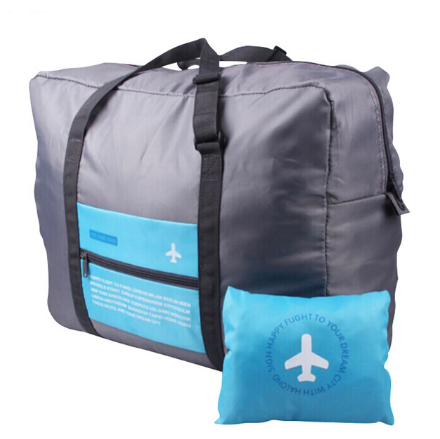 Large Capacity Foldable Travel Bag Nylon Waterproof Gym Duffel Folding