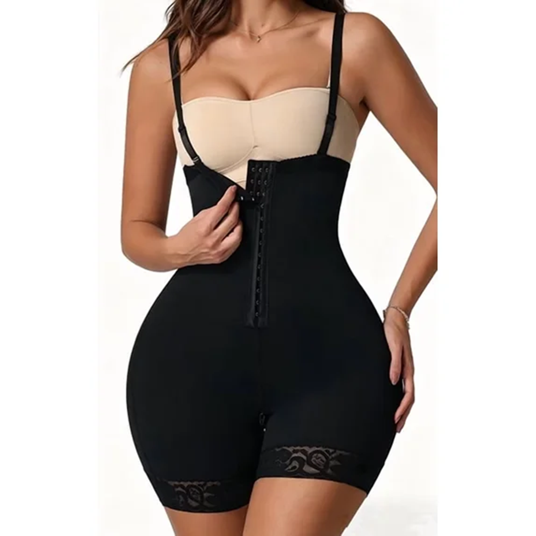 Women's Faja Bodysuit With Tummy Control, High Compression Waist Trainer