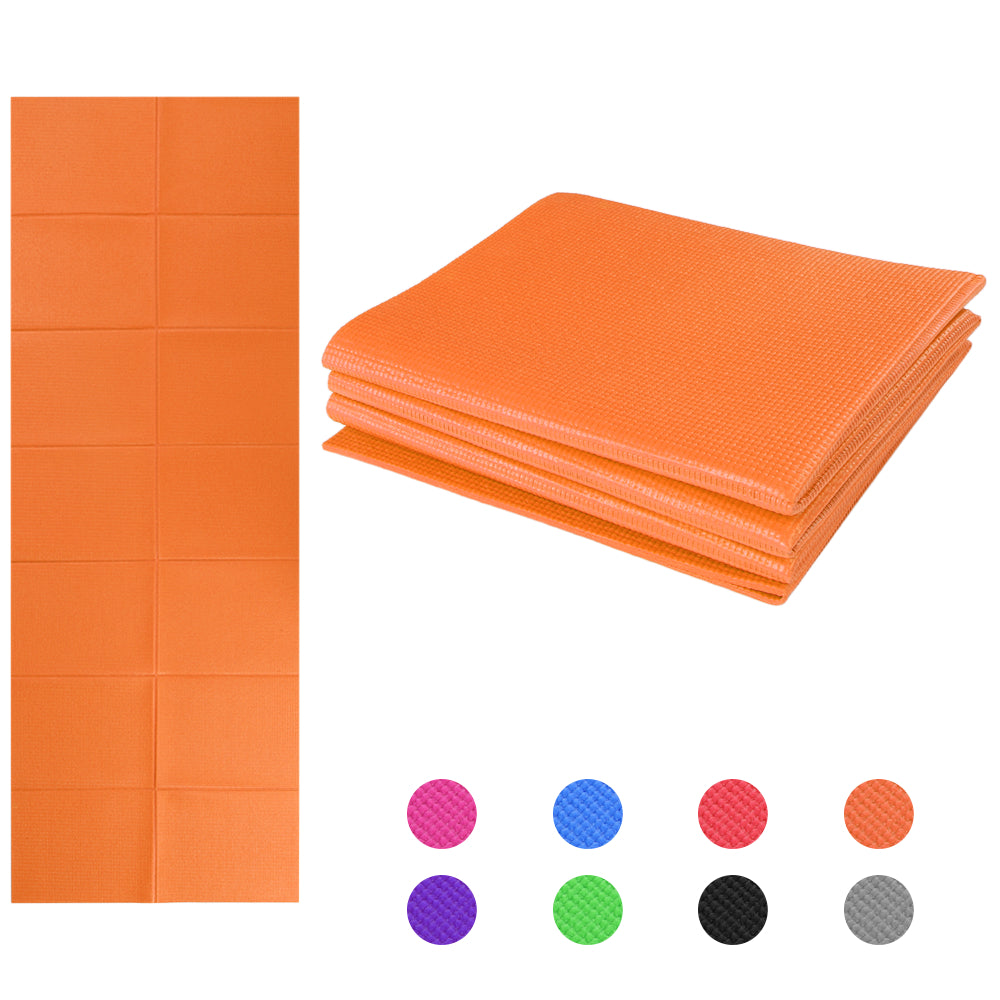 Non Slip Yoga Mat 3 Folding Gymnastics Fitness Exercise Gym Oxford Airtrack