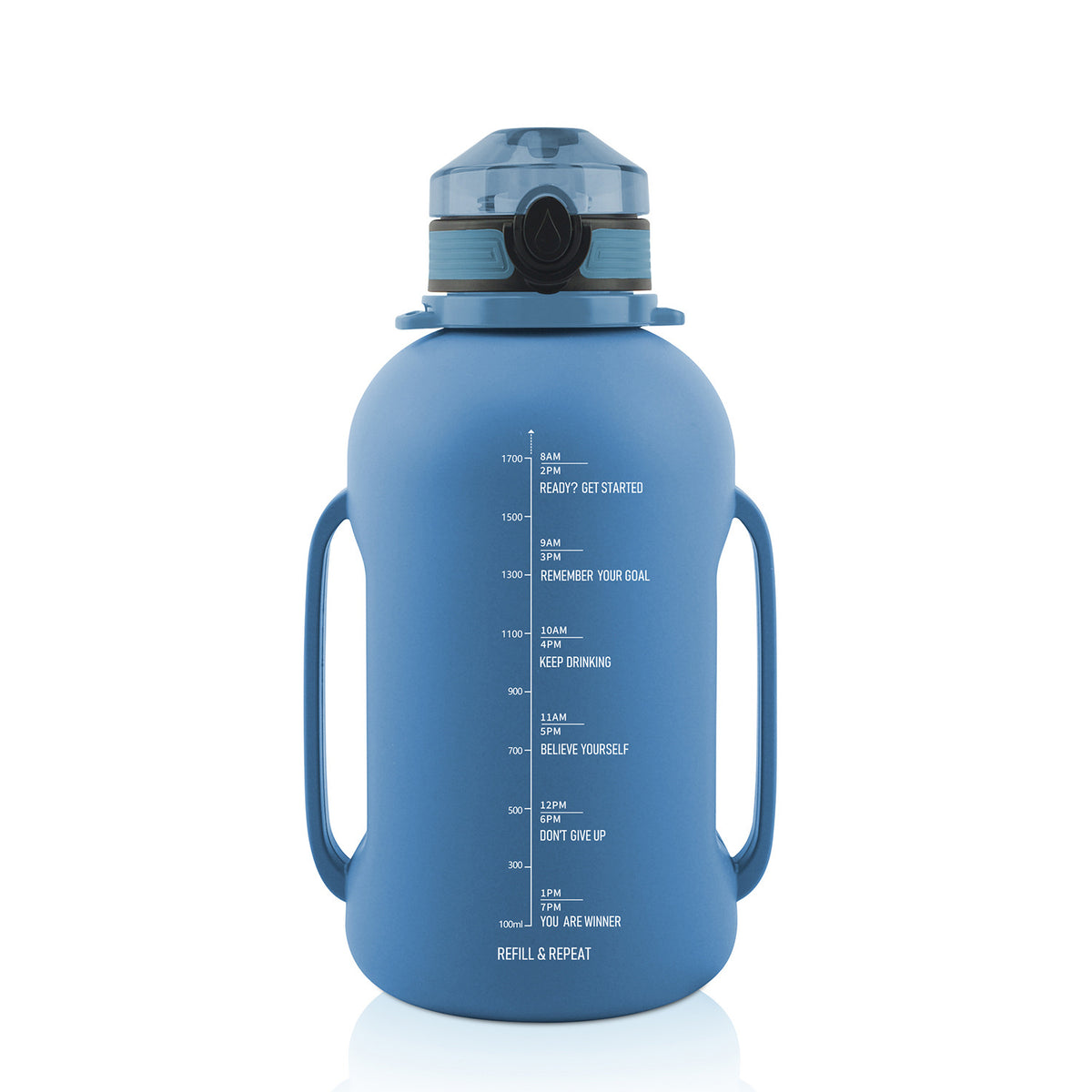 Large Capacity Water Cup Fitness Portable Roll Food Grade Silicone Belly