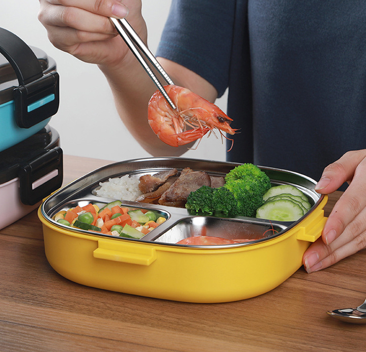 304 Lunch Box Portable Large-capacity