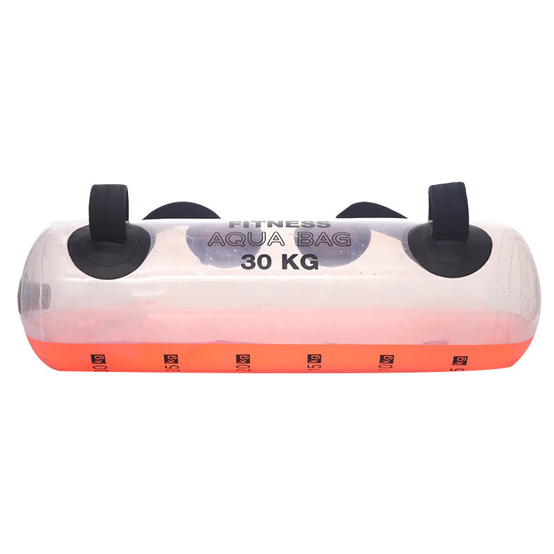 Transparent Cylindrical Weight-bearing Fitness Water Dumbbell Exercise Training