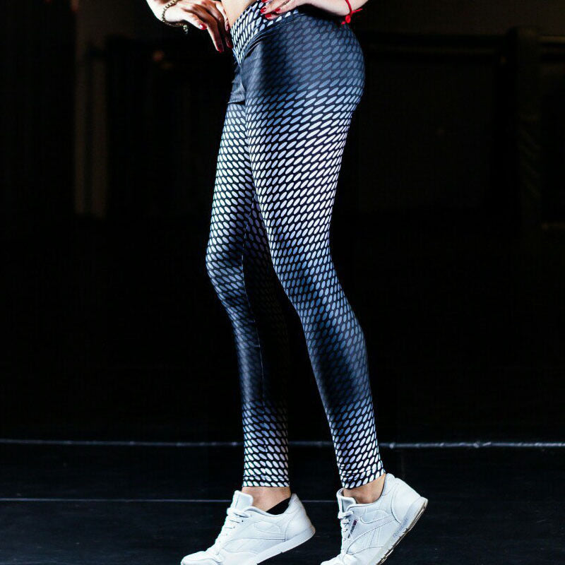 Gradient Dot Print Yoga Pants Leggings