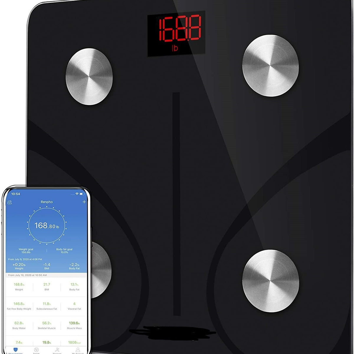 Smart Bluetooth Weight Electronic Scale Charging Body
