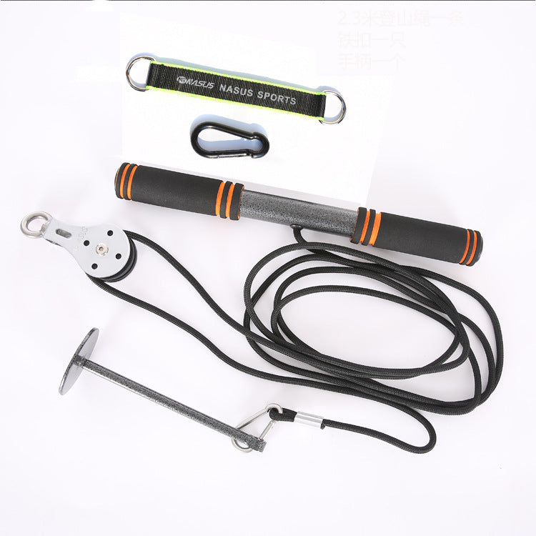 Fitness Arm Muscle Blaster Trainer Biceps Triceps Pull Rope Wrist Roller