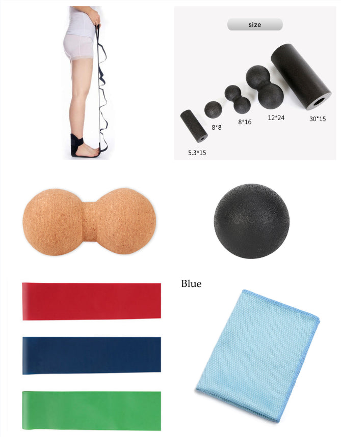 5pcs EPP Hollow Yoga Column Foam Roller Set