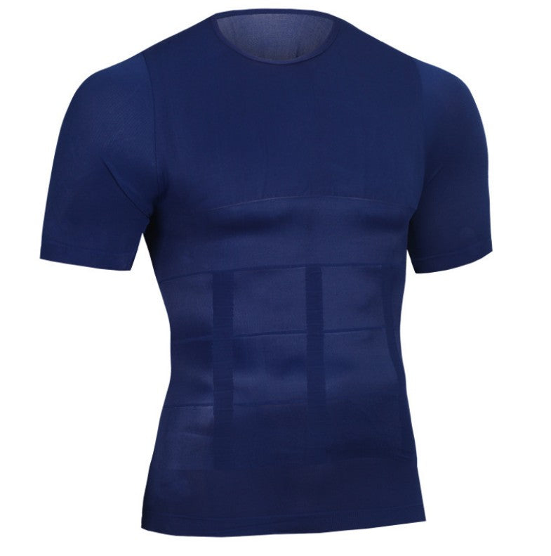 Men's Body Shaper Slimming T-shirt