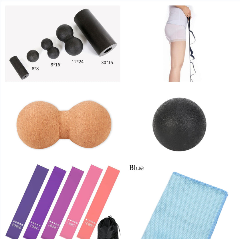 5pcs EPP Hollow Yoga Column Foam Roller Set