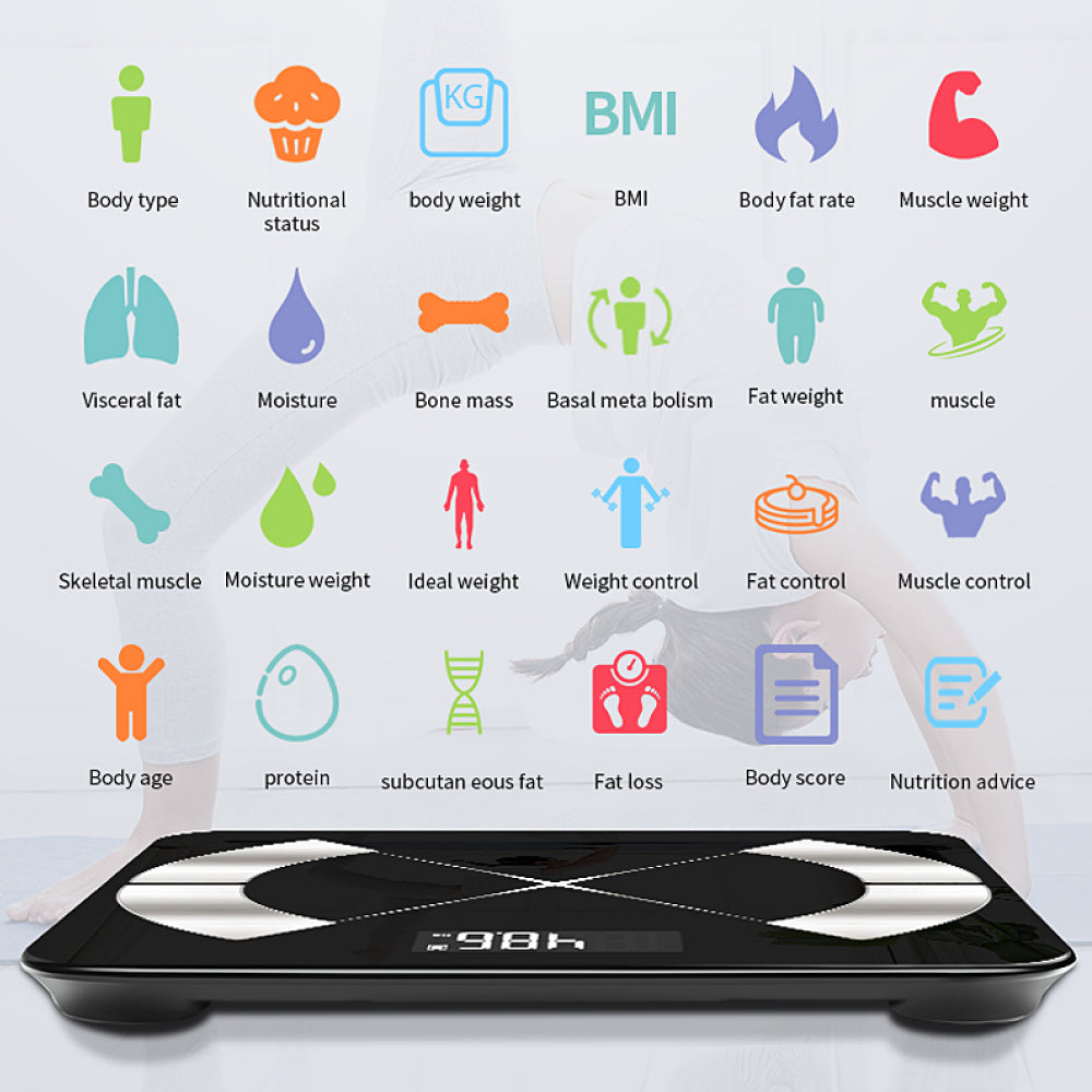 Bluetooth LED Body Scale